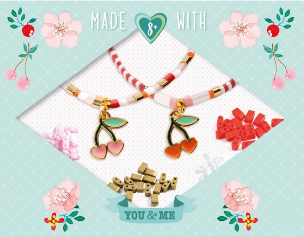 Набор для изготовления браслетов дружбы Djeco Вишни (DJ00017) - Pampik