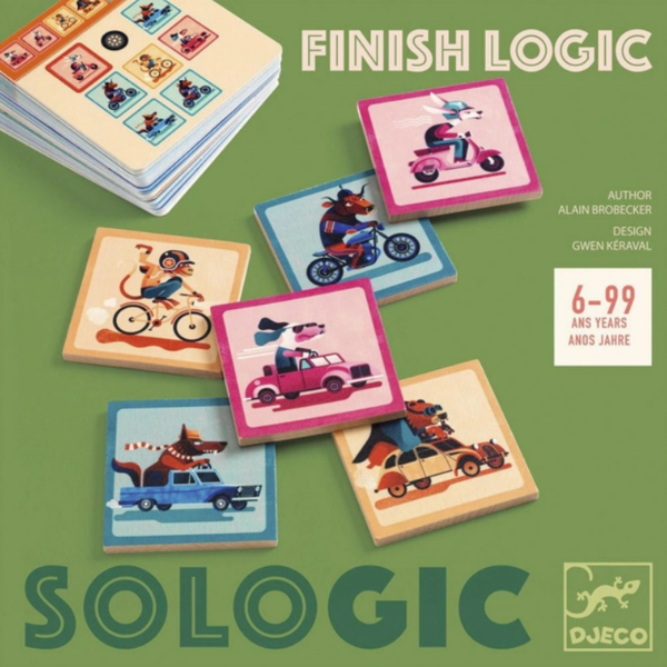 Гра настільна Djeco Логічний фініш (DJ08540) - Pampik