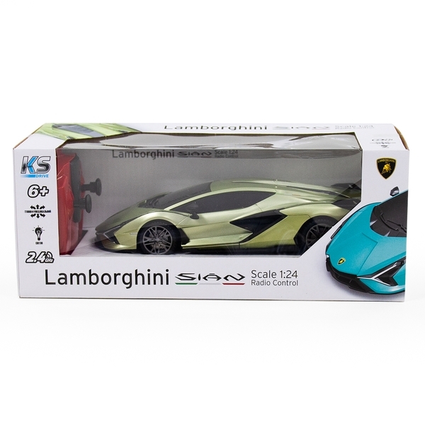 Автомобіль на радіокеруванні KS Drive Lamborghini Sian, 1:24, зелений (124GLSG) - Pampik - 8