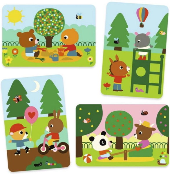 Художній комплект Djeco для малювання водою "В парку" (DJ09075) - Pampik - 3