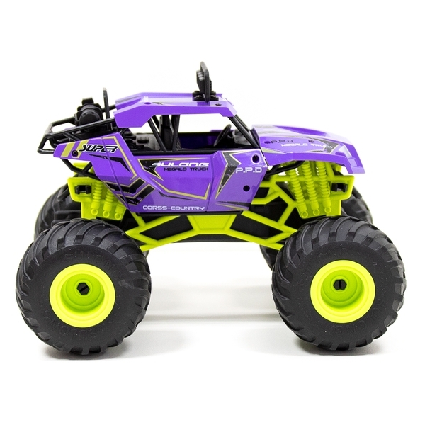 Автомобиль Sulong Toys на р/у Bigfoot Off-Road Violet 1:16, 27 МГц (SL-358RHV) - Pampik - 5