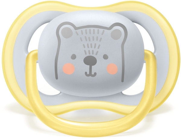 Пустушка Philips Avent Ultra Air, 6-18 міс, нейтральний, 1 шт. (SCF086/76) - Pampik - 2