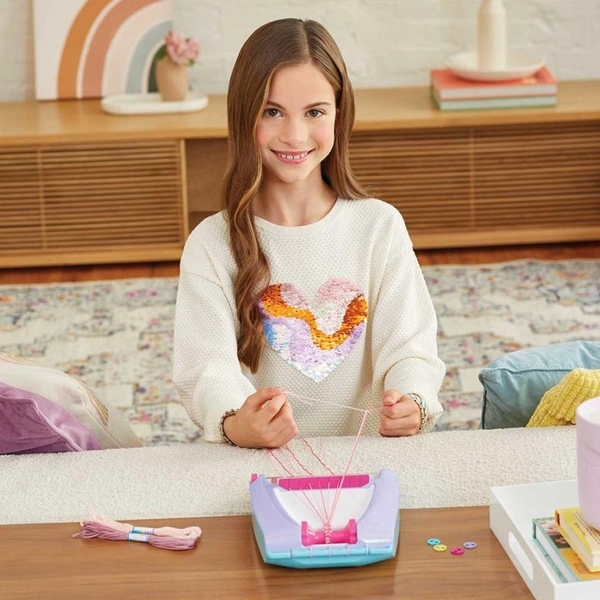 Великий набір для плетіння браслетів зі станком Make it Real Найкращі друзі (MR1458) - Pampik - 6