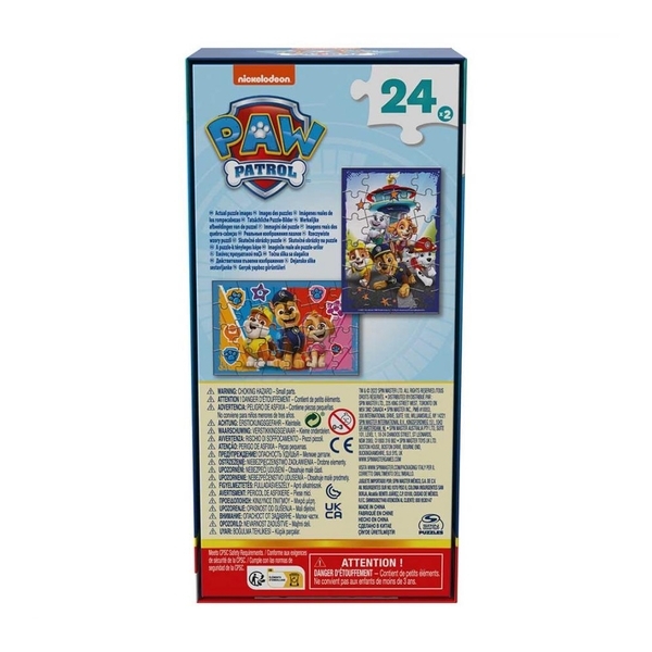 Пазл переливний 2 в 1 Spin Master Щенячий патруль, 2х24 елементи (SM98325/6066801) - Pampik - 6