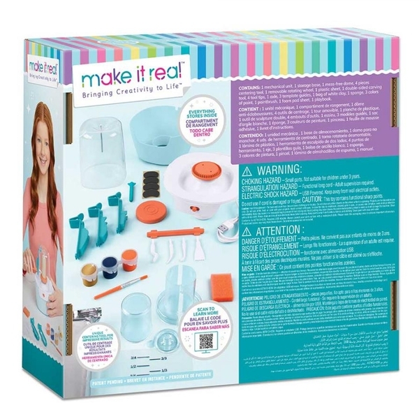 Набір для творчості Make it Real Міні гончарна майстерня (MR1465) - Pampik - 4