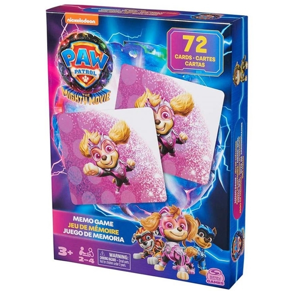Настольная игра: мемори Spin Master Щенячий патруль в кино 2, 72 карты (SM98273/6067937) - Pampik