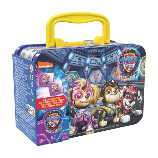 Настільна гра: меморі Spin Master Щенячий патруль у кіно 2 (у жерстяній коробці) (SM98277/6067928) - Pampik - 3