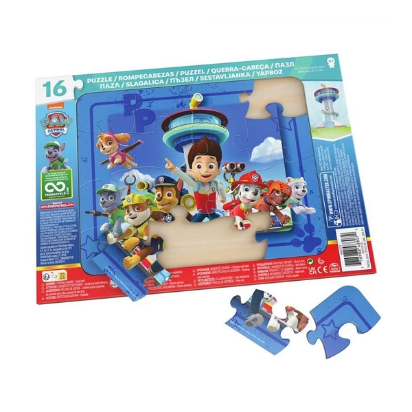 Пазл Spin Master Щенячий патруль - Райдер та команда цуценят, 16 елементів (SM98392/6067579-1) - Pampik - 2