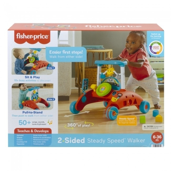Интерактивные ходунки Fisher-Price Развивающая прогулка с технологией Smart Stages (англ.) (HJP47) - Pampik - 10
