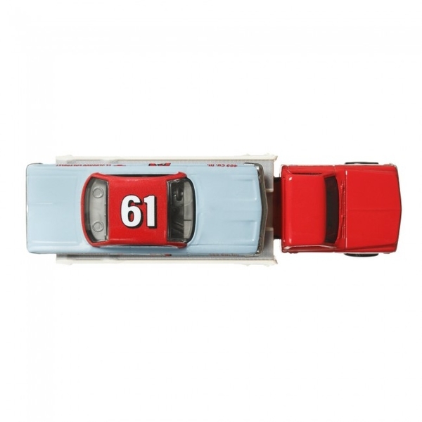 Колекційна модель машинки Hot Wheels '61 Impala та транспортера '72 Chevy Ramp Truck серії Car Culture (FLF56/HKF40) - Pampik - 6