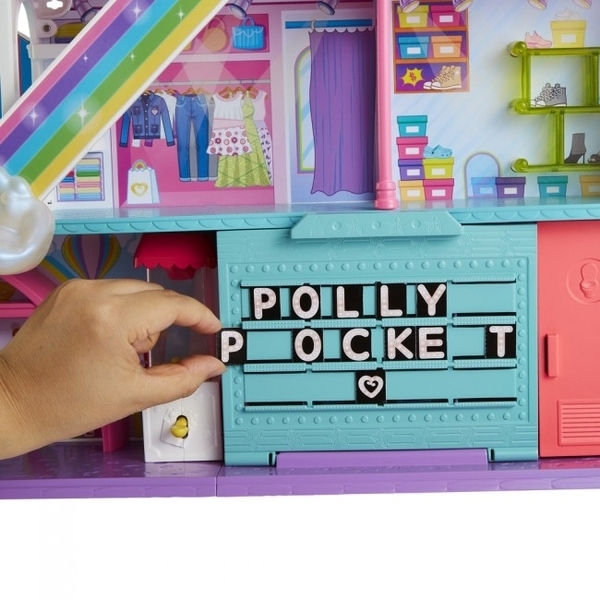 Игровой набор Polly Pocket Радужный торговый центр (HHX78) - Pampik - 7