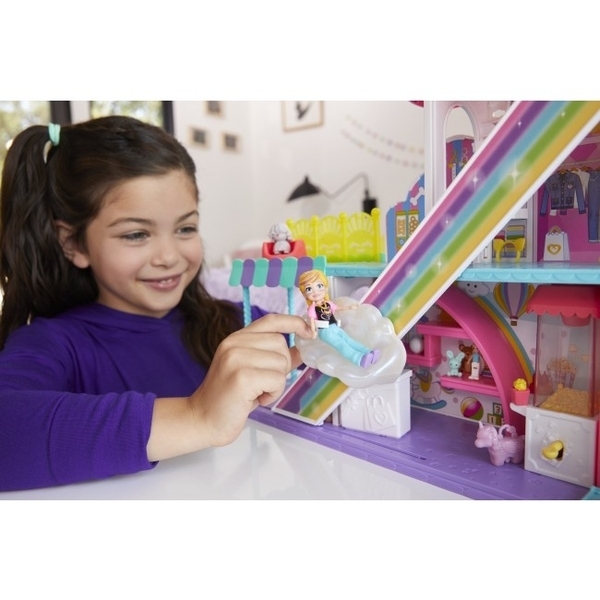 Игровой набор Polly Pocket Радужный торговый центр (HHX78) - Pampik - 9
