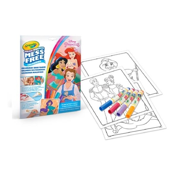 Розмальовка Crayola Color Wonder Disney Princess, 18 стор. (75-2813) - Pampik - 2