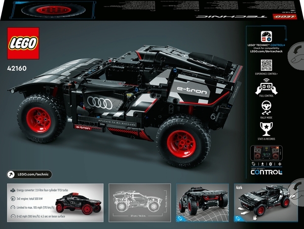 Конструктор LEGO Technic Audi RS Q e-tron, 914 деталей (42160) - Pampik - 9
