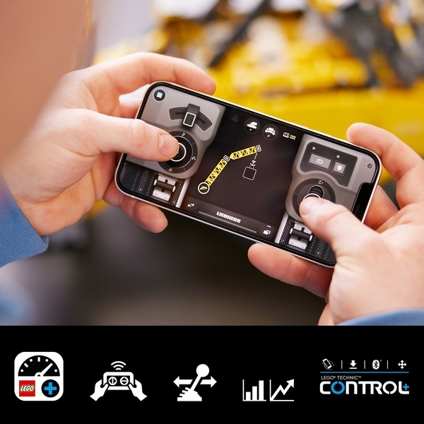 Конструктор LEGO Technic Гусеничний підйомний кран Liebherr LR 13000, 2883 деталі (42146) - Pampik - 9