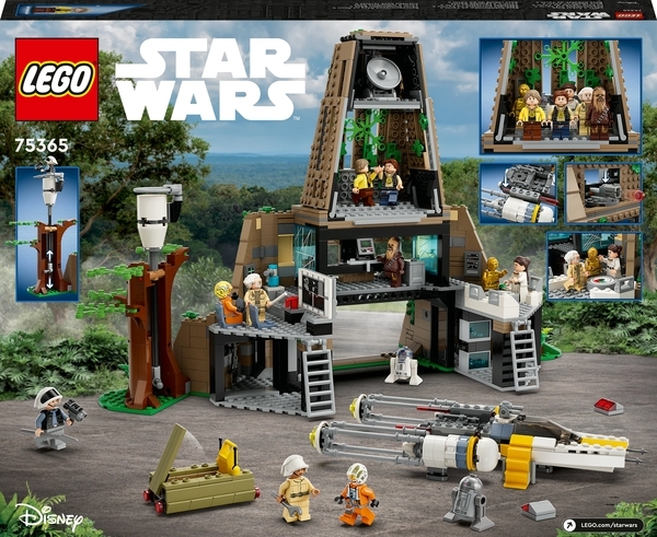 Конструктор LEGO Star Wars База повстанців Явін 4, 1067 деталей (75365) - Pampik