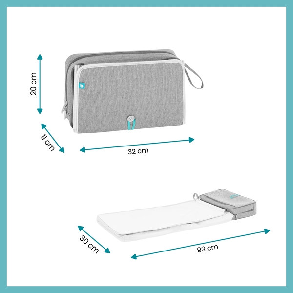 Килимок для сповивання Babymoov NomadCare, 93х30 см, сірий - Pampik - 2