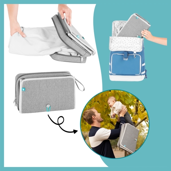 Килимок для сповивання Babymoov NomadCare, 93х30 см, сірий - Pampik - 5