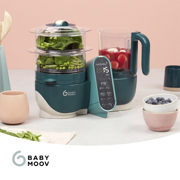 Блендер-пароварка Babymoov Nutribaby+ Opal Green, зелений - Pampik - 10