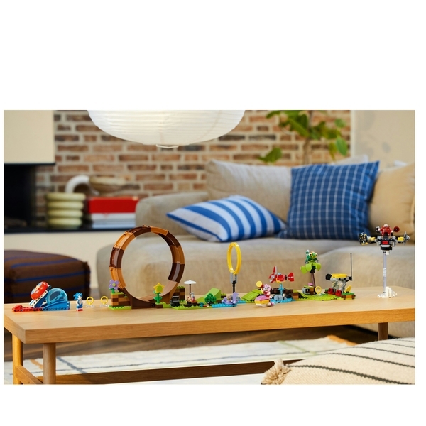 Конструктор LEGO Sonic the Hedgehog Змагання петлі Соніка на зеленому пагорбі, 802 деталі (76994) - Pampik - 4