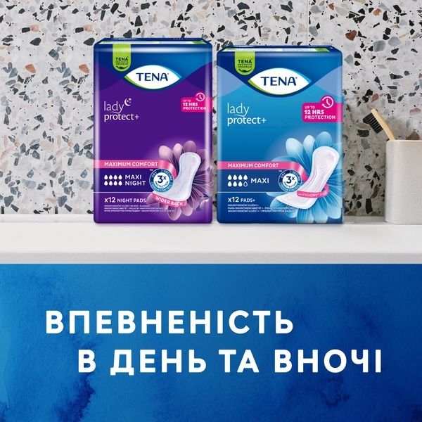 Урологічні прокладки Tena Lady Maxi Night, 12 шт. - Pampik - 12