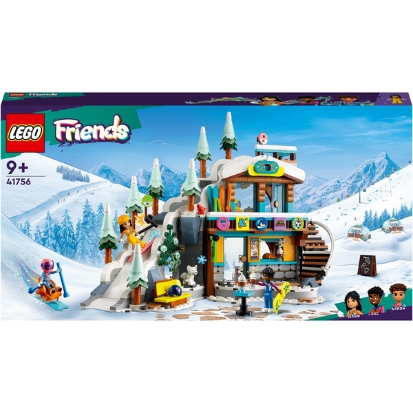 Конструктор LEGO Friends Праздничная горнолыжная трасса и кафе, 980 деталей (41756) - Pampik