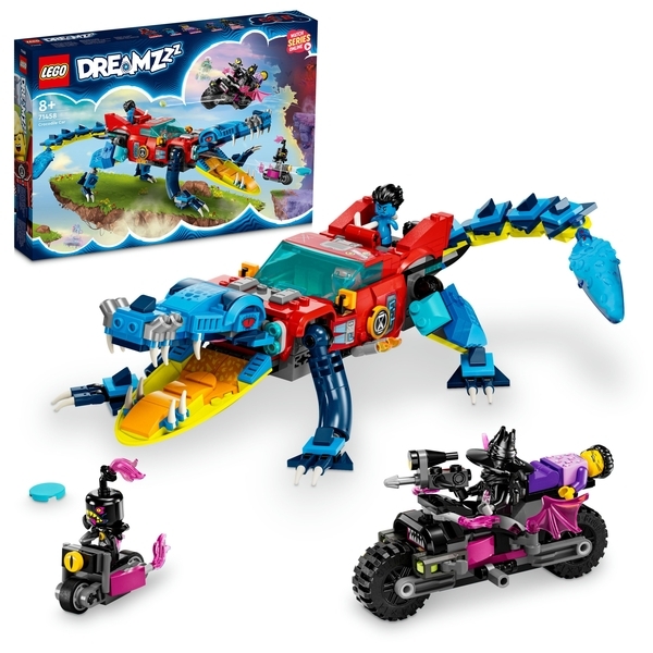 Конструктор LEGO DREAMZzz Автомобіль "Крокодил", 494 деталі (71458) - Pampik - 9