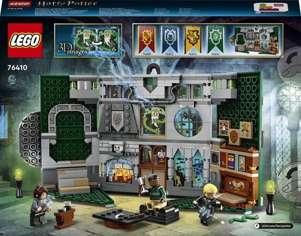 Конструктор LEGO Harry Potter Прапор гуртожитку Слизерин, 349 деталей (76410) - Pampik - 10