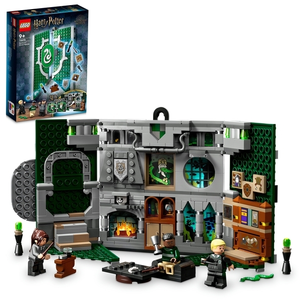 Конструктор LEGO Harry Potter Прапор гуртожитку Слизерин, 349 деталей (76410) - Pampik - 9