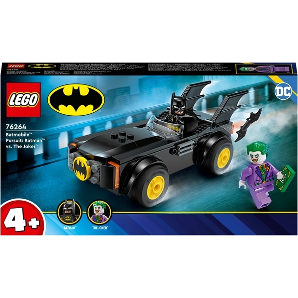 Конструктор LEGO DC Batman DC Batman Погоня на Бетмобілі: Бетмен проти Джокера, 54 деталі (76264) - Pampik