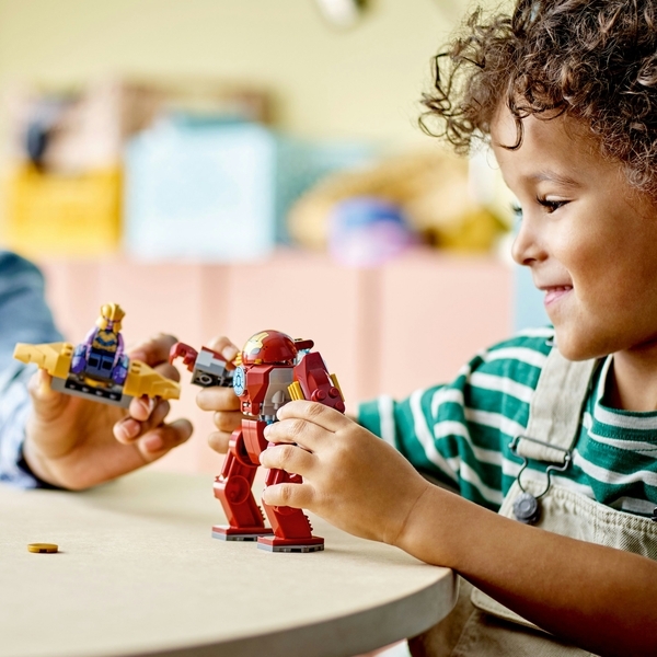 Конструктор LEGO Super Heroes Marvel Халкбастер Залізної Людини проти Таноса, 66 деталей (76263) - Pampik - 9