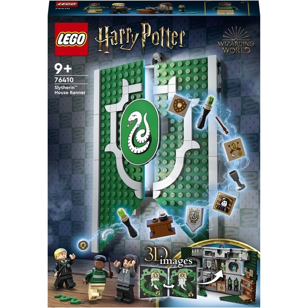 Конструктор LEGO Harry Potter Прапор гуртожитку Слизерин, 349 деталей (76410) - Pampik