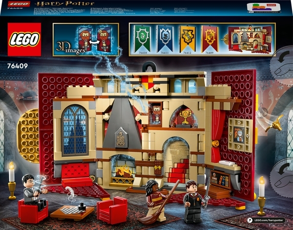 Конструктор LEGO Harry Potter Прапор гуртожитку Ґрифіндор, 285 деталей (76409) - Pampik - 9