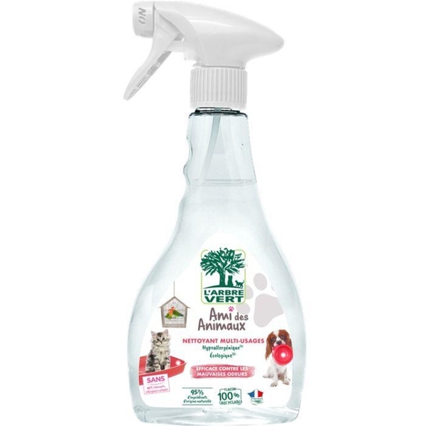 Гигиенический спрей L'Arbre Vert для очищения поверхностей, с которыми контактируют домашние животные, 500 мл - Pampik