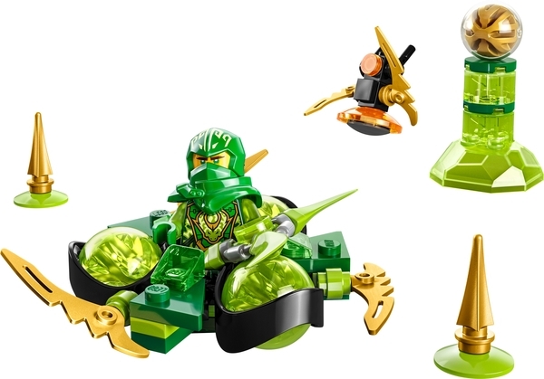 Конструктор LEGO NINJAGO Суперсила дракона Ллойда обертання спін-джитсу, 56 деталей (71779) - Pampik - 7