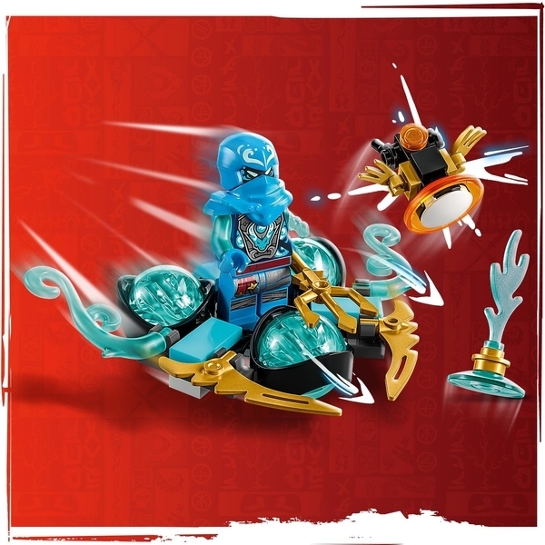 Конструктор LEGO NINJAGO Суперсила дракона Нії дрейф спін-джитсу, 57 деталей (71778) - Pampik - 6