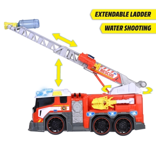 Пожежна машина Dickie Toys Борець з вогнем, зі звуком та світлом, 46 см (3307000) - Pampik - 9