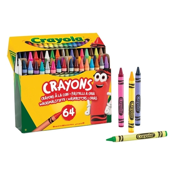 Набір воскової крейди Crayola Crayons, 64 шт. (52-6448) - Pampik - 3