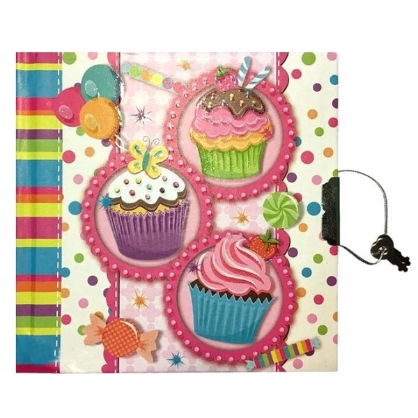 Блокнот дитячий Malevaro Пирожі на замочці (480610-U) - Pampik