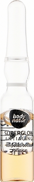 Двухфазные ампулы для лица Body Natur Superglow Antiaging Biphasic Booster Ampoules, 1,3 мл, 7 шт. - Pampik - 3