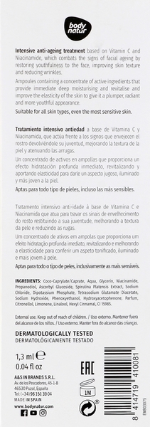 Двухфазные ампулы для лица Body Natur Superglow Antiaging Biphasic Booster Ampoules, 1,3 мл, 7 шт. - Pampik - 4