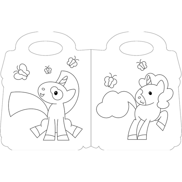 Розмальовки у сумочці Ранок Єдиноріжки, Каспарова Ю. (496261) - Pampik - 2