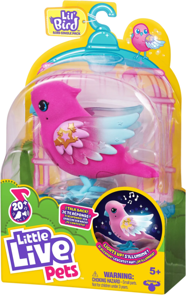 Пташка, що говорить, Little Live Pets Скайлер зі світлом - Pampik - 7