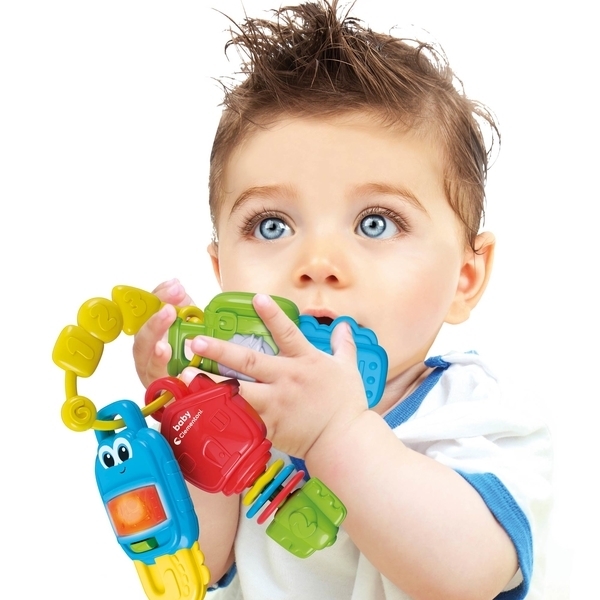 Игрушка-погремушка Baby Clementoni Multi-activity Keys (17460) - Pampik - 3
