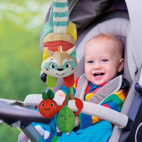 Игрушка-погремушка на коляску Clementoni "Енот" (17789) - Pampik - 3