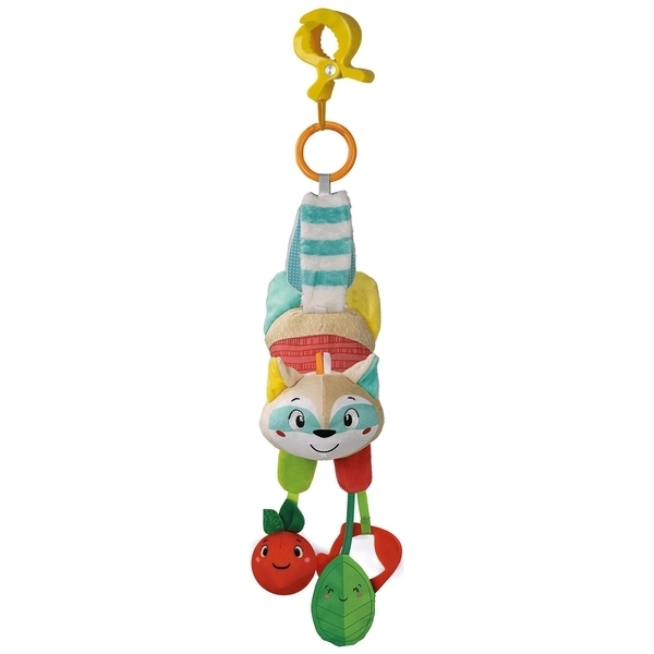 Игрушка-погремушка на коляску Clementoni "Енот" (17789) - Pampik