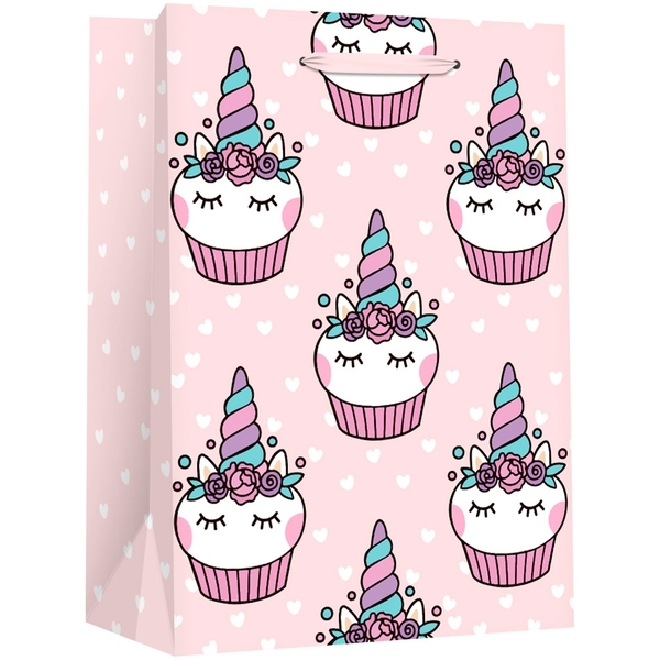 Пакет подарунковий Malevaro Giant 1 Кекс-єдиноріг, 40х16х55 см (D20-146) - Pampik
