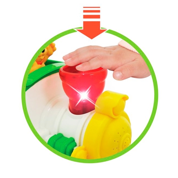 Ігровий набір Kiddi Smart Паровоз Лімпопо, зі світловими та звуковими ефектами (укр.) (63396) - Pampik - 4