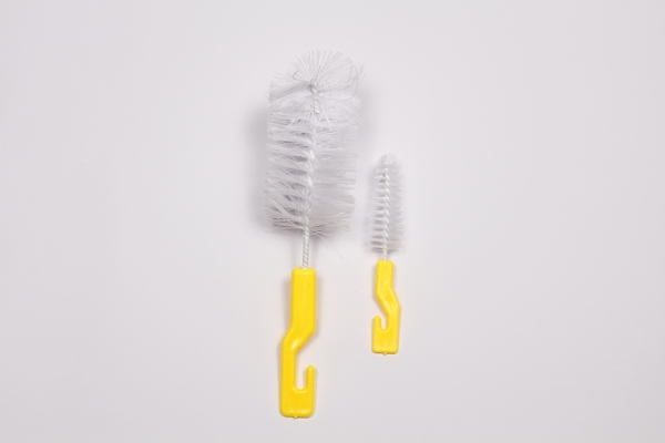 Щетка для мытья бутылочек и сосок Курносики, желтый (7096 жел) - Pampik