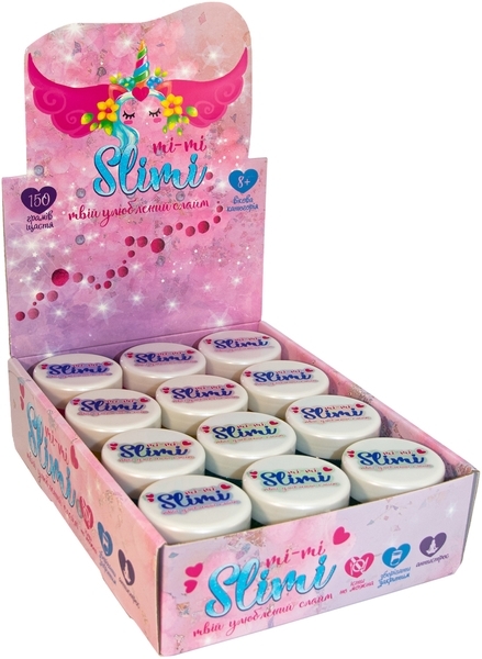 Слайм Strateg Mi-mi Slimi з фольгою, 150 г, зелений (71817) - Pampik - 2